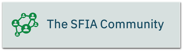 An image of the SFIA Community tile header