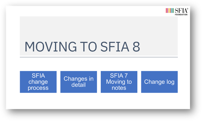 Moving to SFIA 8