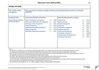 pdf of SFIA illustrative skills profiles extract