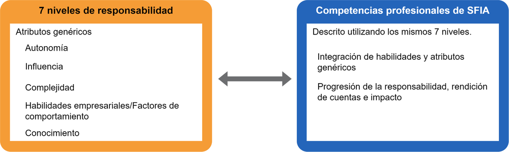 Diagram of SFIA Framework components