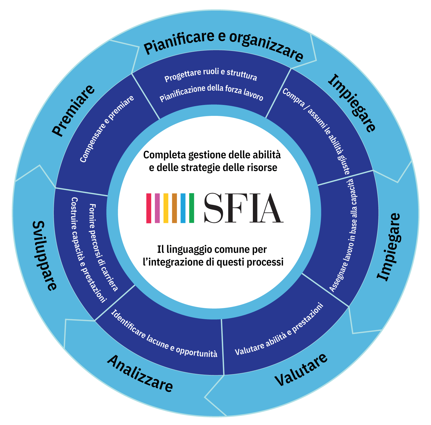 SFIA Process Wheel