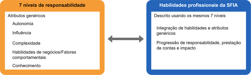 Diagram of SFIA Framework components