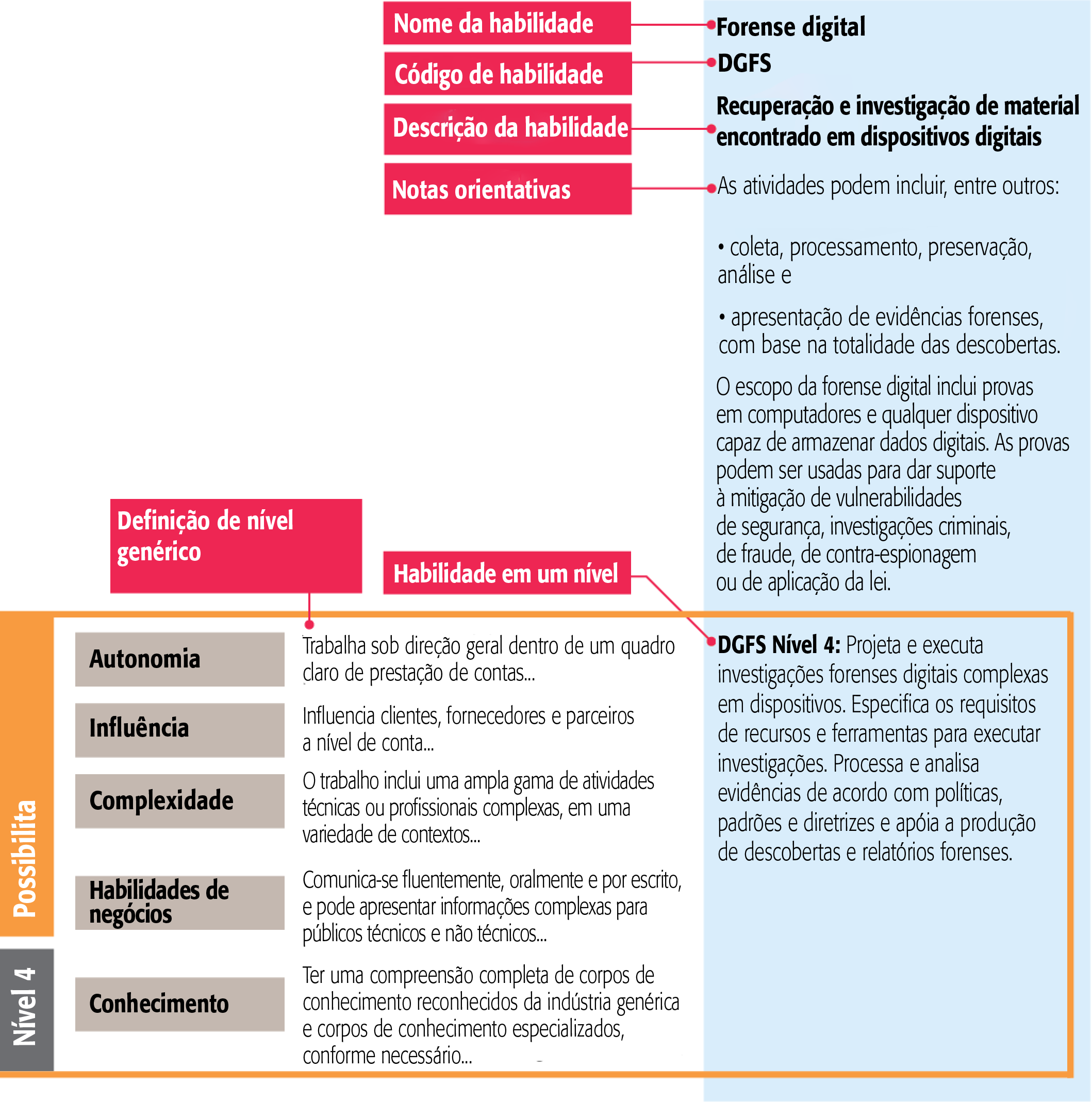 SFIA skill example DGFS